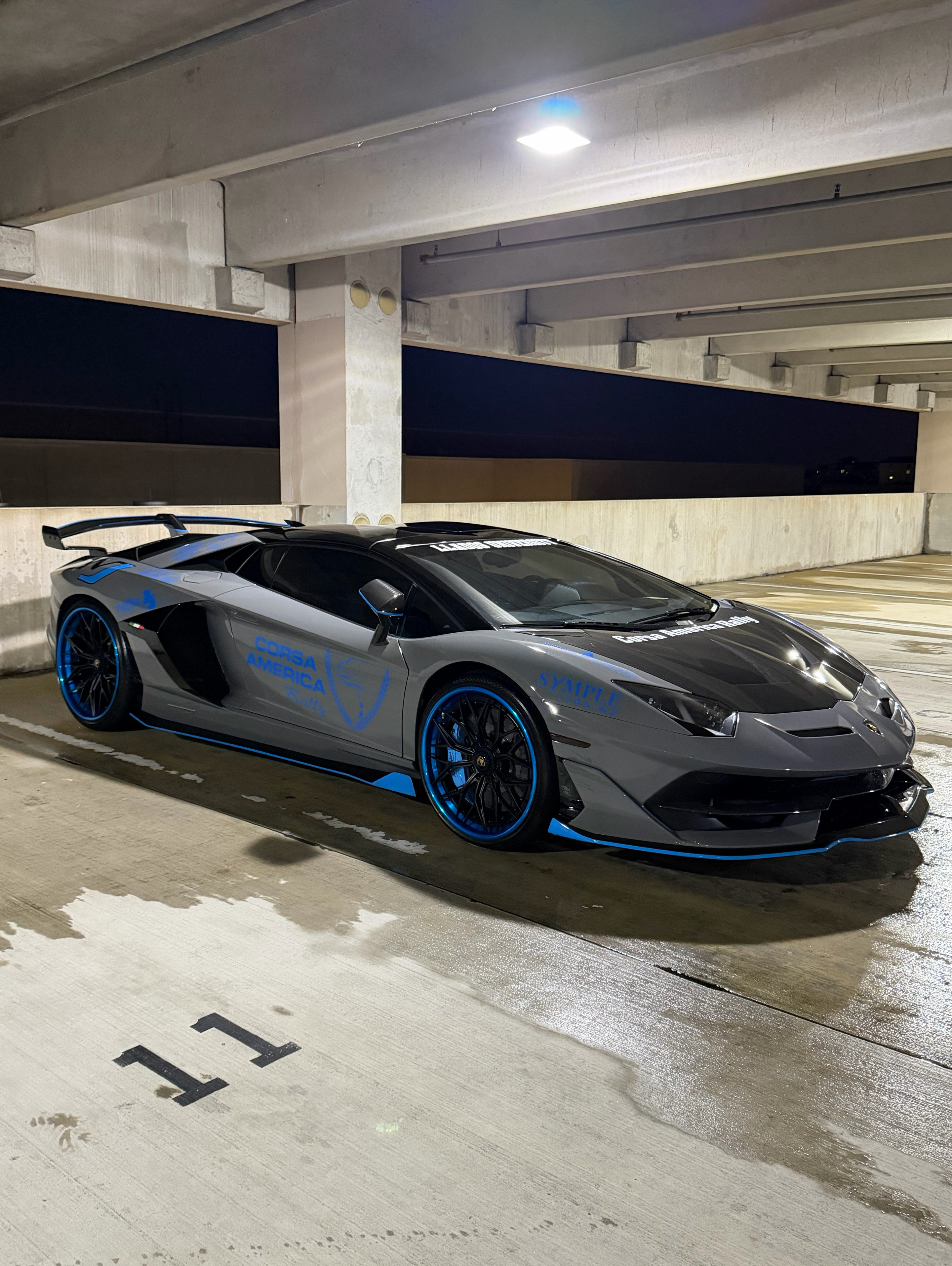 Lamborghini Aventador SVJ detailed by Monza Details, Corsa America Rally livery