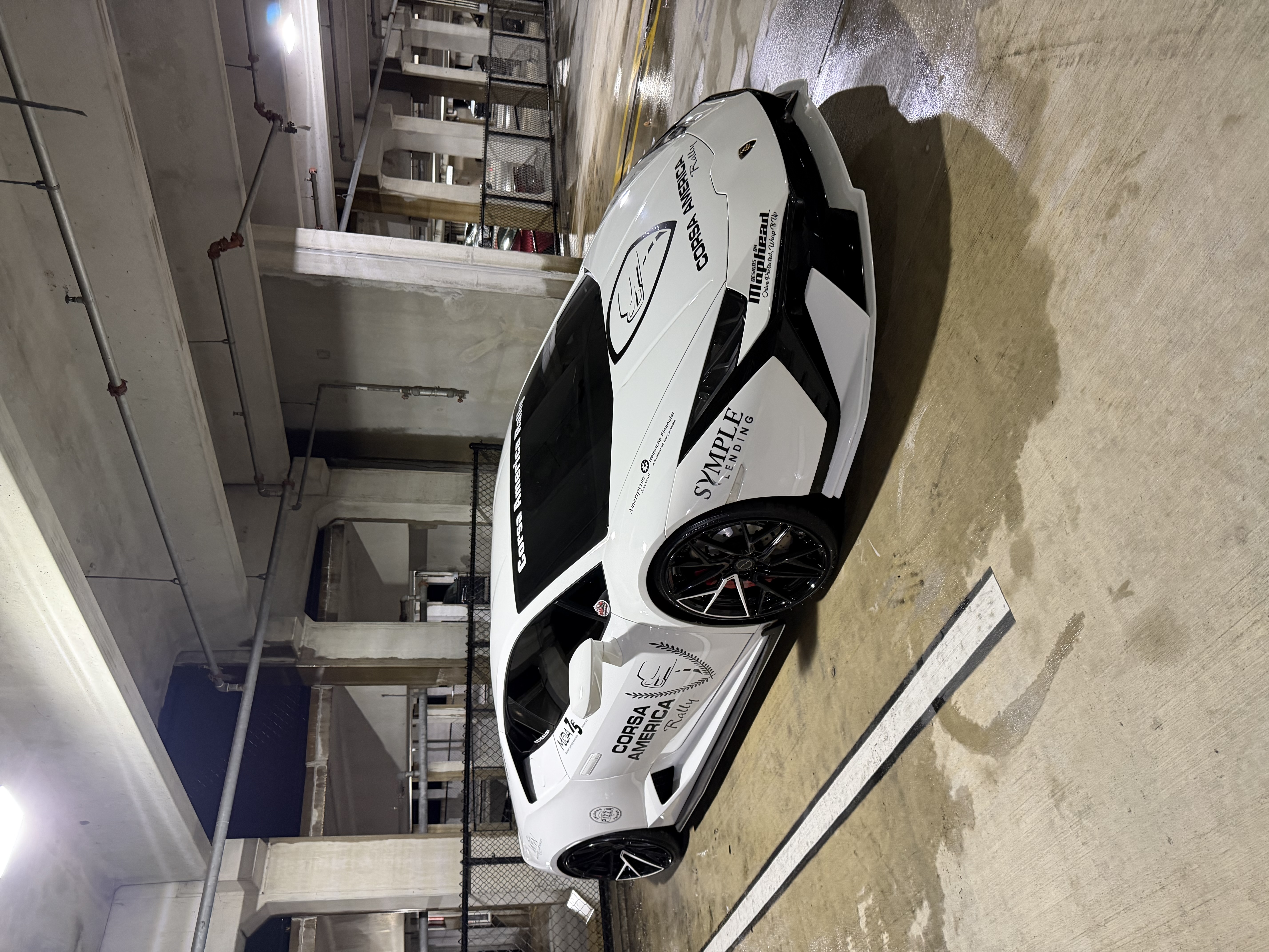 Lamborghini Huracan detailed by Monza Details, Corsa America Rally livery